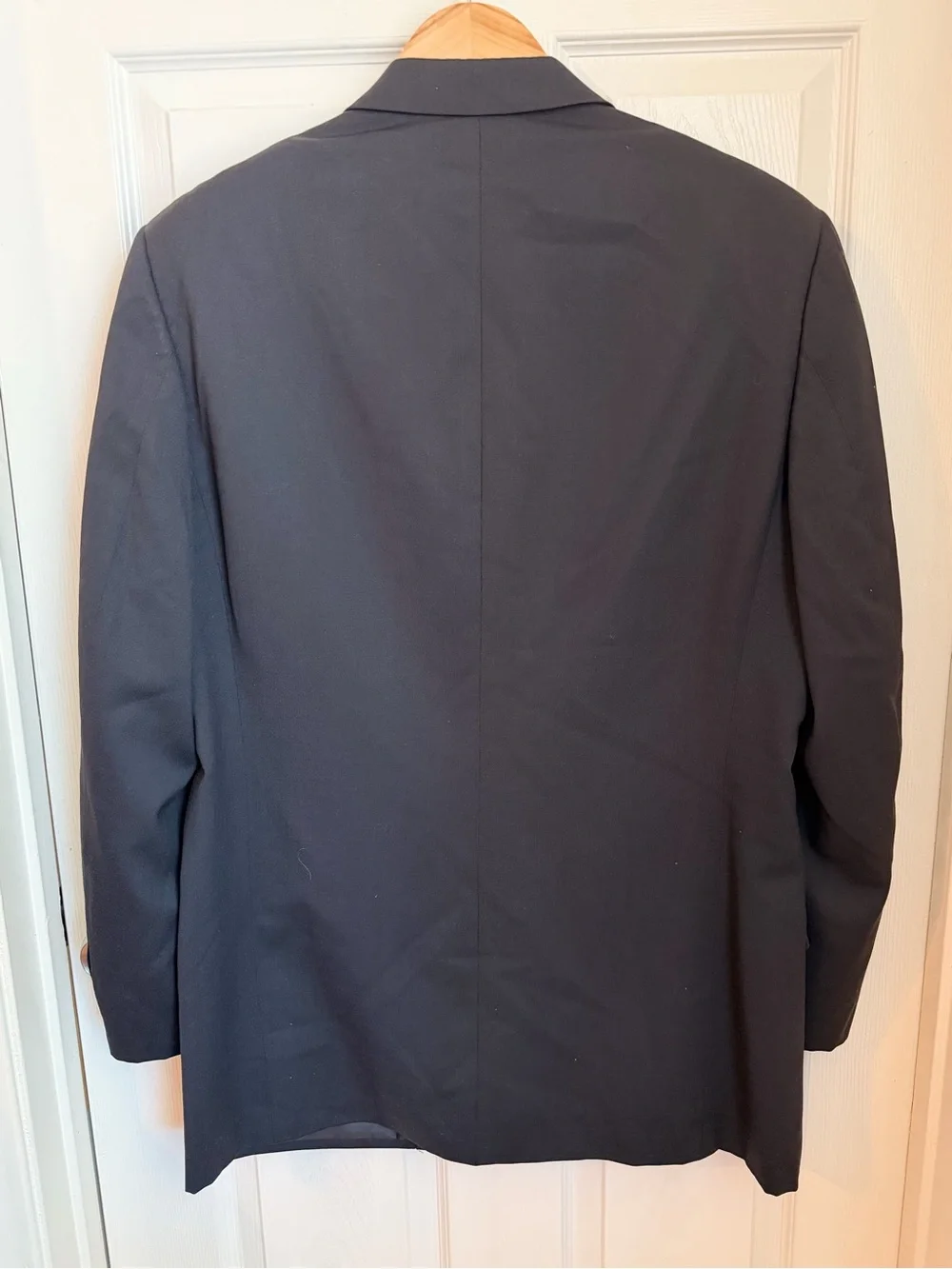 Versini Men's 40L Black 💯% Wool Suit Jacket Blazer Sport Coat